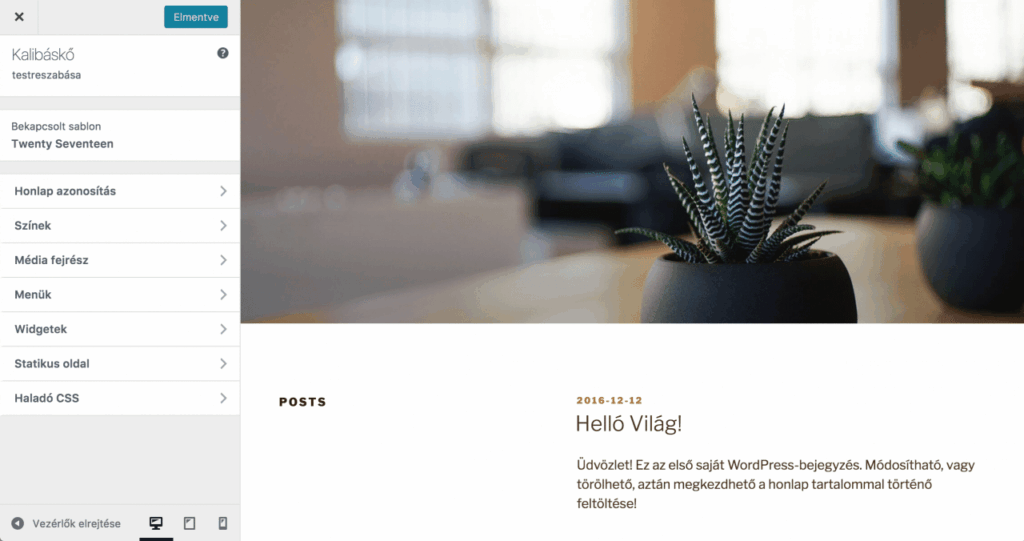 Teszteltük a Mikulás-kiadást - WordPress 4.7