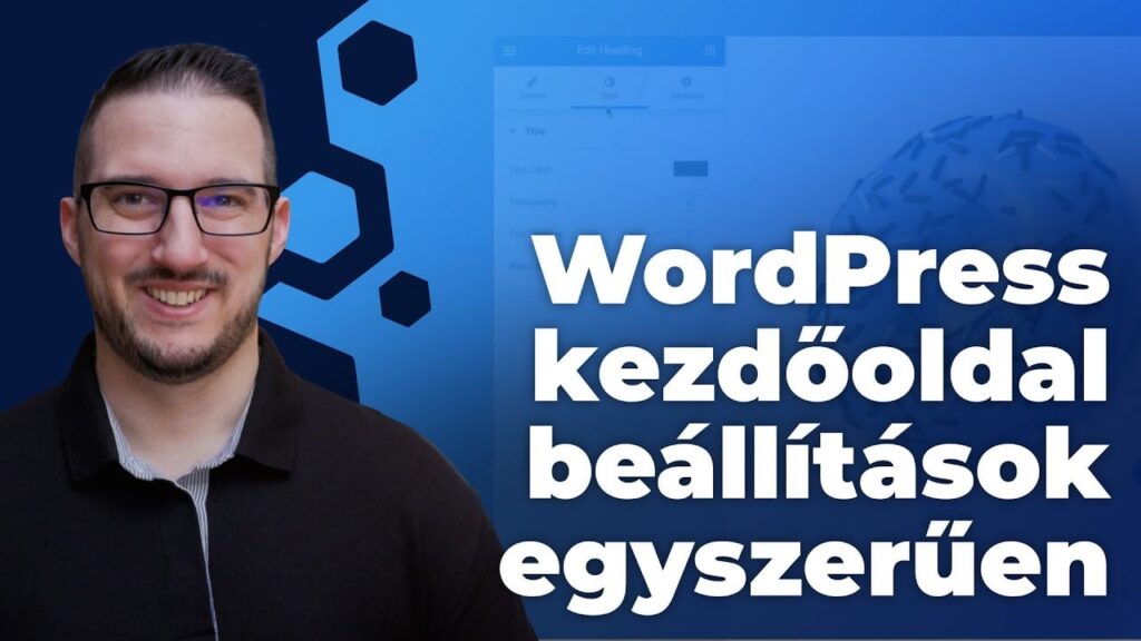 WordPress kezdőoldal beállítás egyszerűen