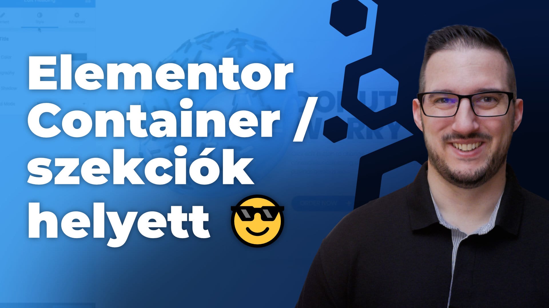 Elementor Container – Flexbox lehetőséges régi szekciók/oszlopok helyett 😎