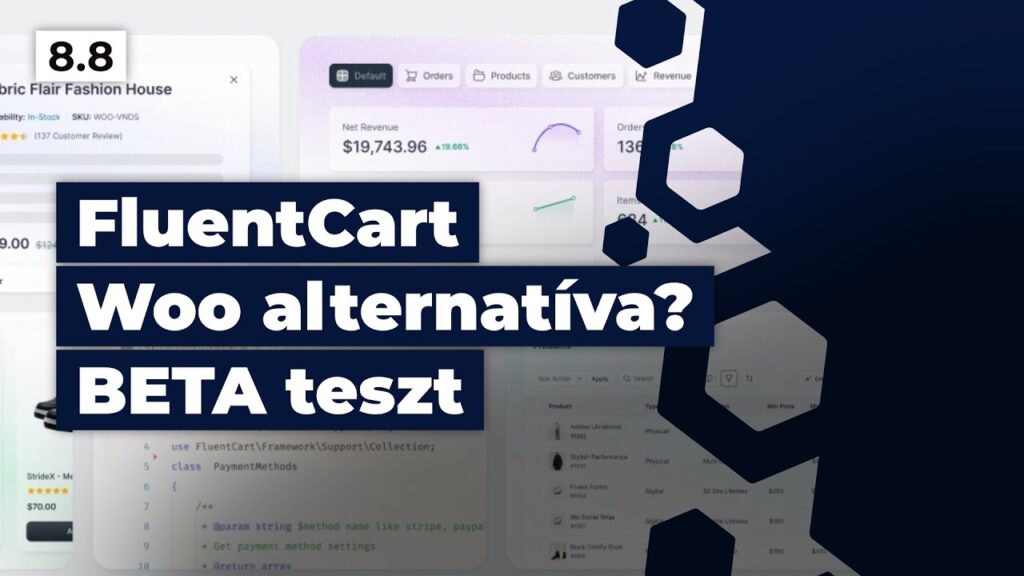 FluentCart - WooCommerce alternatíva? Nézzük mit tud a még beta eszköz...