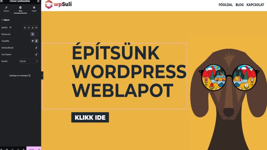 Készítsünk WordPress weboldalt - A-Z-ig tanfolyam kezdőknek 2025