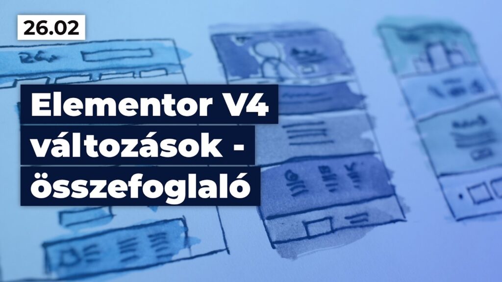 Elementor V4 változások / összefoglaló